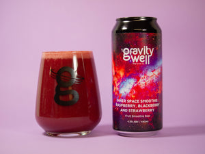 Inner Space Smoothie: Raspberry, Blackberry and Strawberry - Smoothie Beer (4.5%)